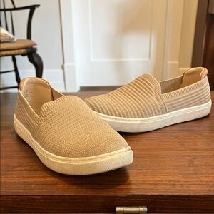 Kelly & Katie Beige Slip-On Flats
